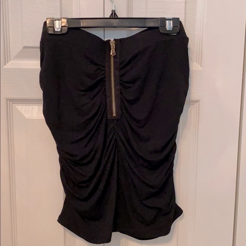 🌟2/$20🌟 Ruched black stretchy skirt